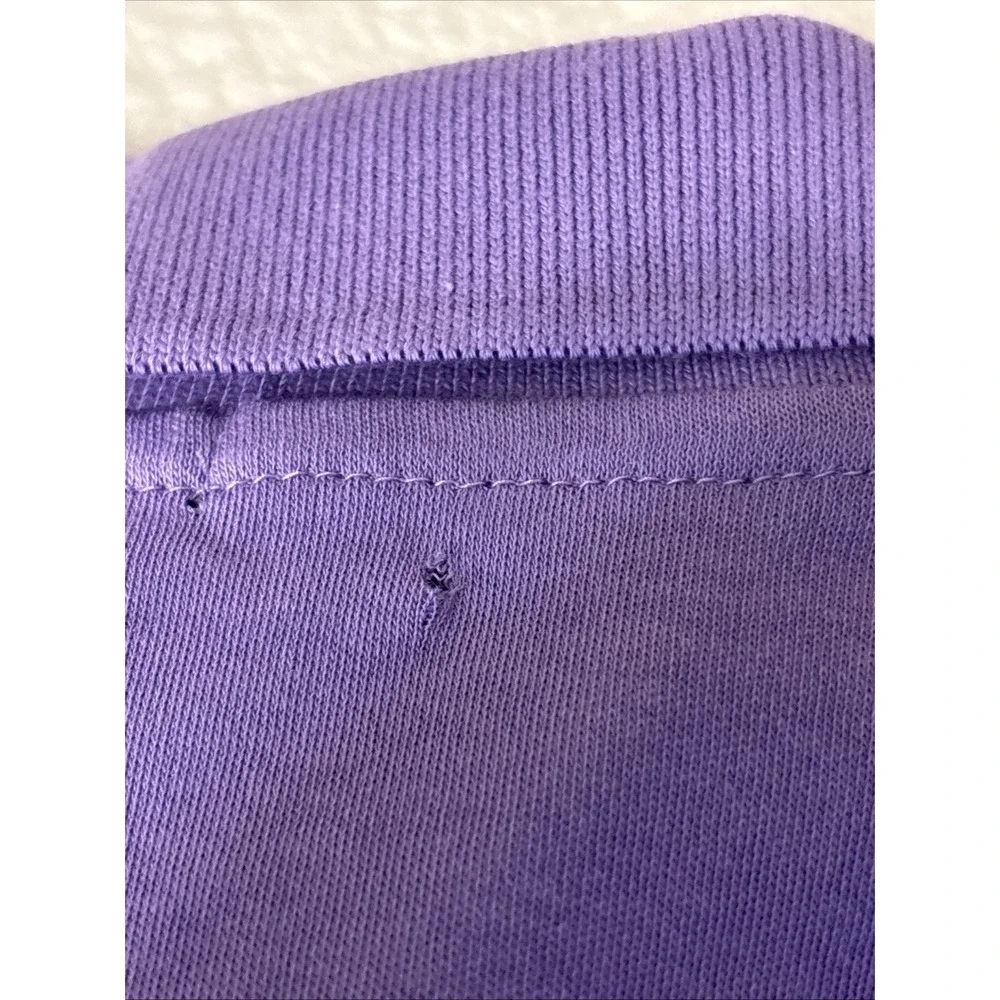 Polo Ralph Lauren Polo Shirt Men's Large Purple Pony Logo Cotton Classic Fit